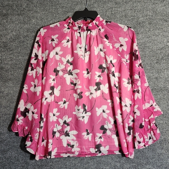 Cato Tops - Cato women's blouse top size XL pink floral new with tags